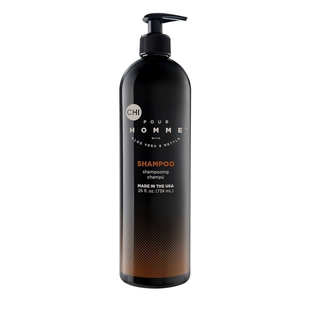 CHI Pour Homme Moisturizing Daily Shampoo For Men Woody Scent 25 oz